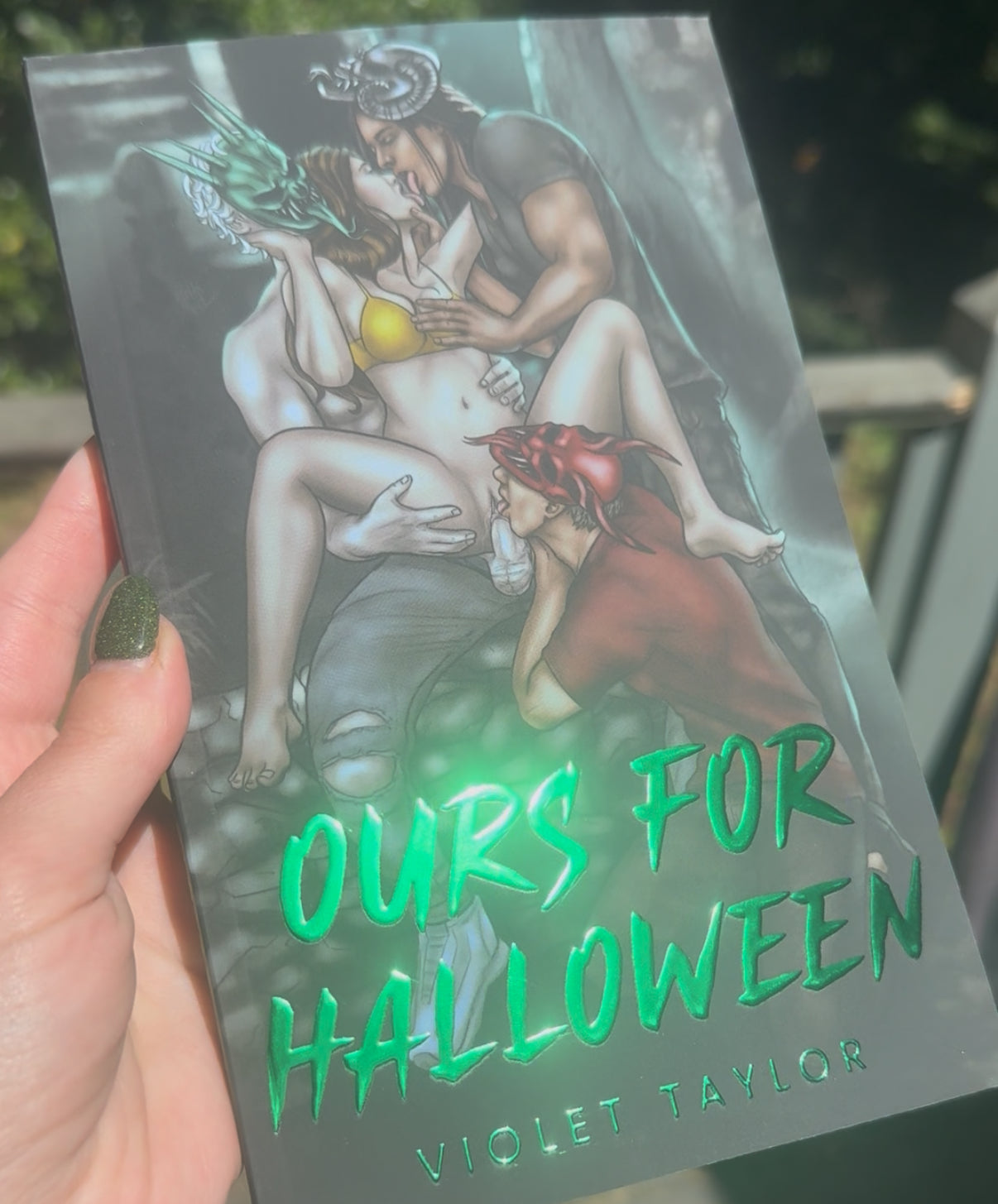 Patreon Exclusive Access-Ours for Halloween NSFW foil cover BOOK ONLY