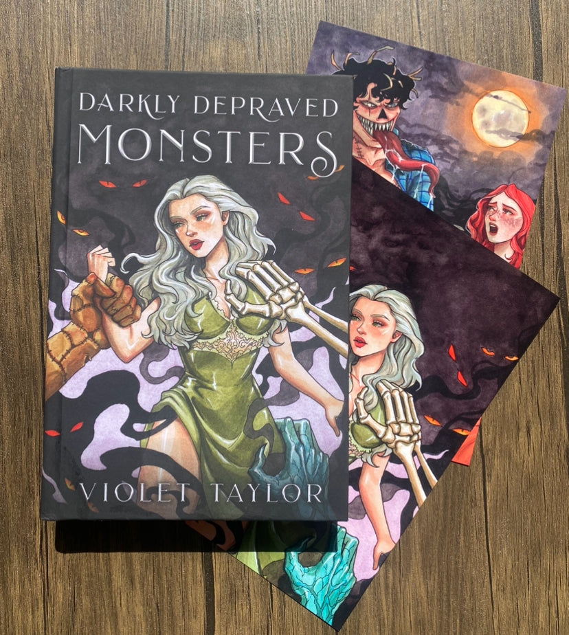 darkly depraved monsters BOOK BUNDLE Darkly Depraved Monsters + SFW/NSFW prints – AuthorVioletTaylor