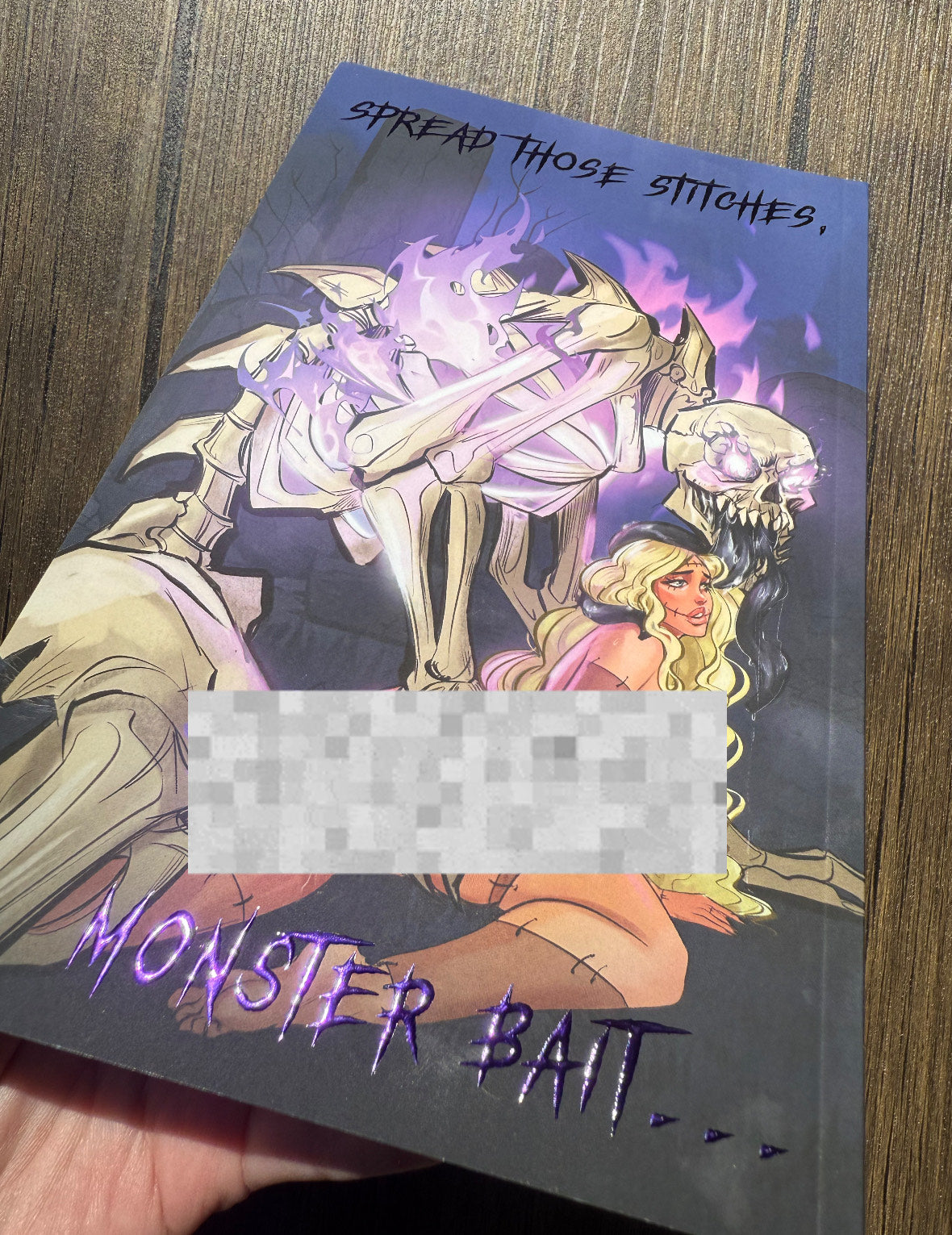 **BUNDLE** NSFW Foil Cover STITCHES Paperback + SFW/NSFW prints