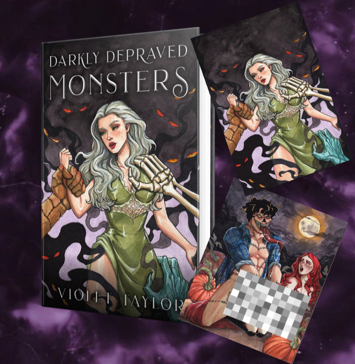 BOOK BUNDLE Darkly Depraved Monsters + SFW/NSFW prints